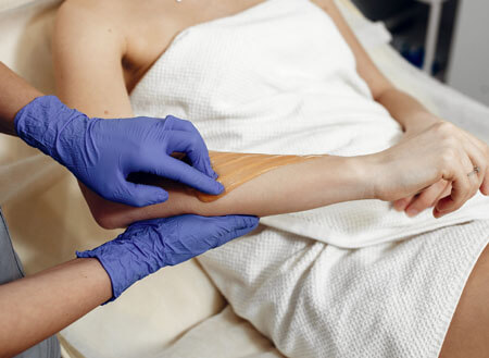 Full body waxing package at \