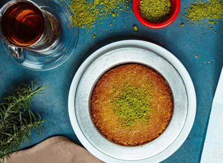 When you buy a small size Konafa with cream, you will get the same order for free