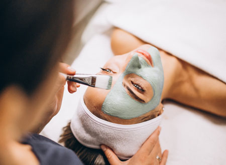 Skin cleaning  with wax package at \